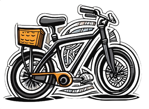 Fahrrad reparieren Illustration